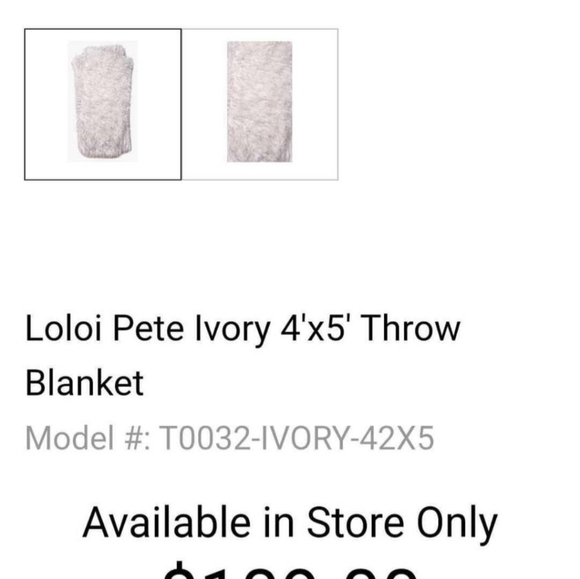 Loloi throw - Picture 2 of 2